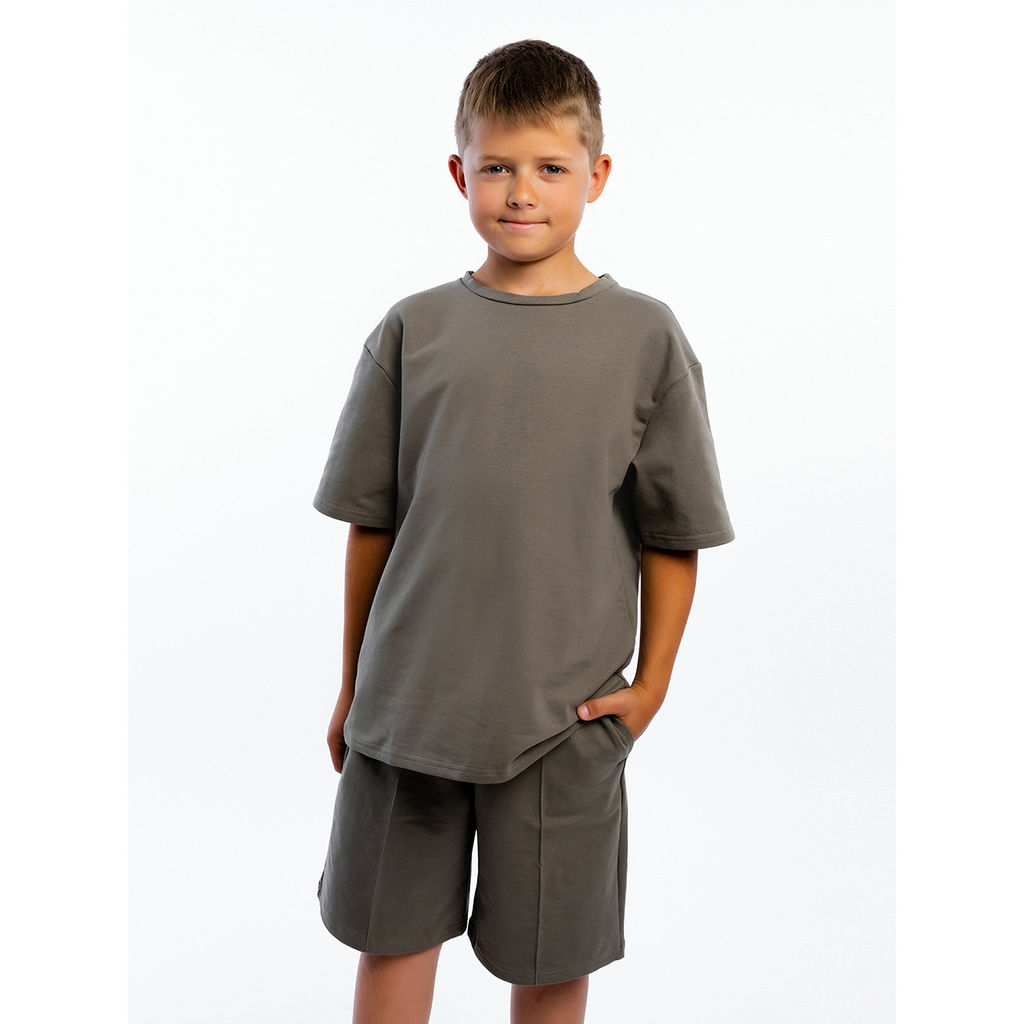 Комплект шорты и футболка футер 2х нитка петля 7424320102 - Youlala фото 7