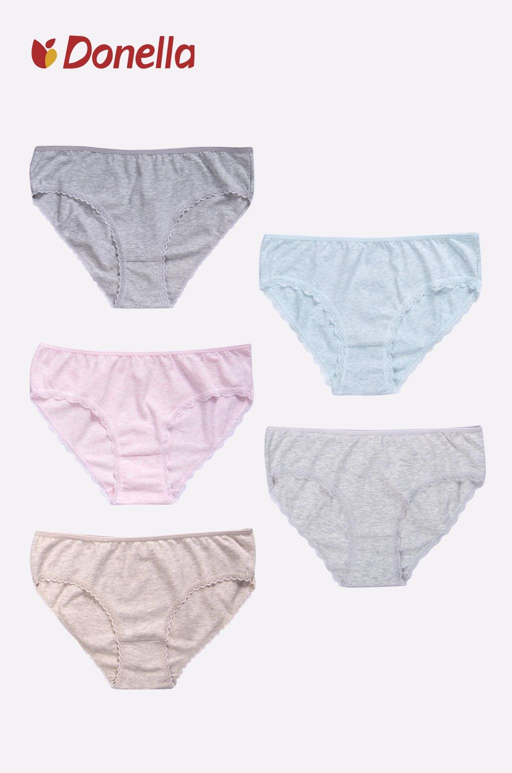 Женские трусы-слипы 5 шт. Donella  фото 4