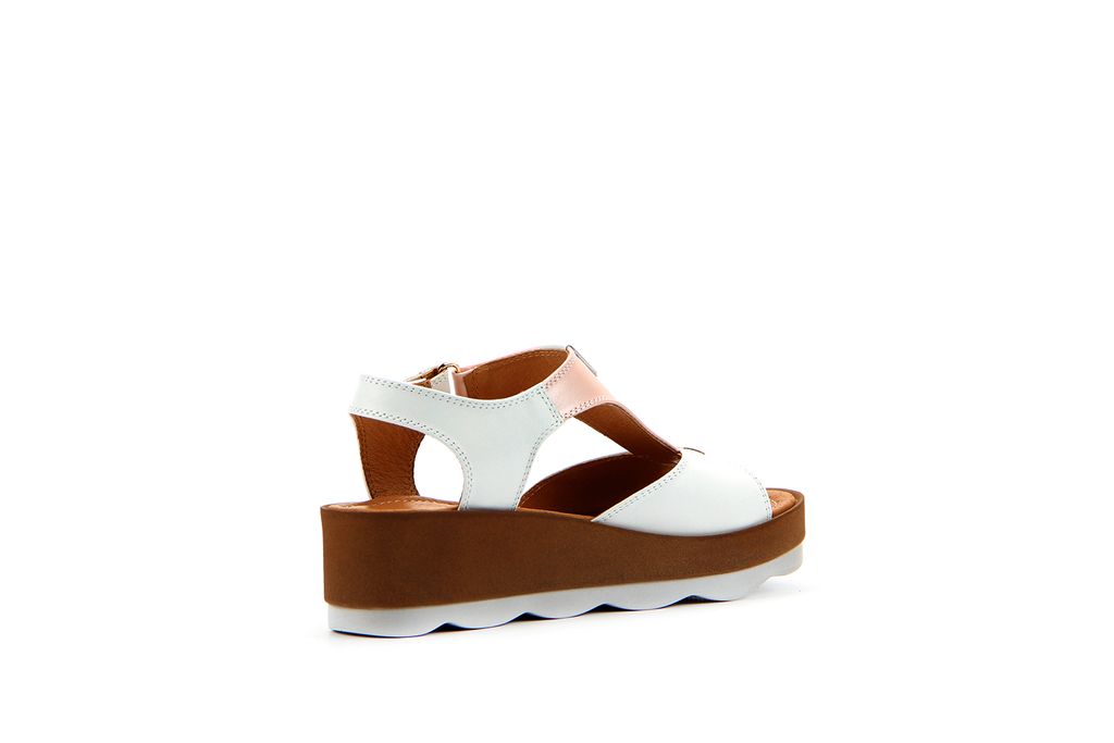 Босоножки EDART 2001.228 be.white-pink R - Ed'art фото 3