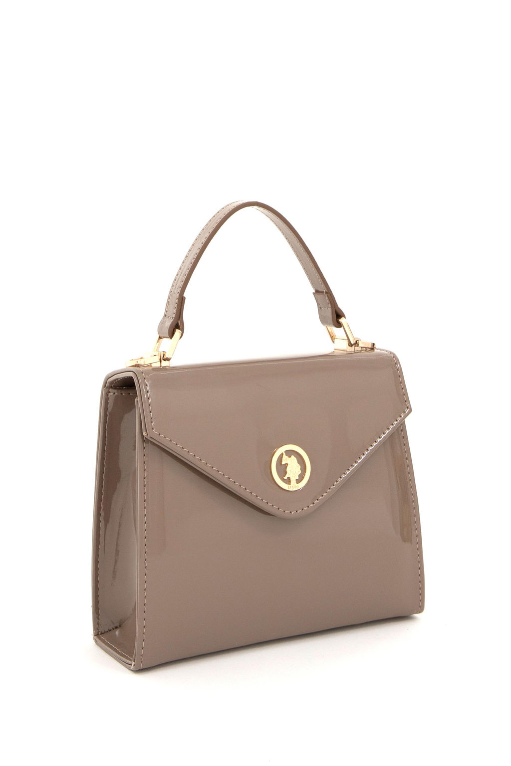 Женская сумка из лакированной кожи норки - U.s. polo assn фото 4