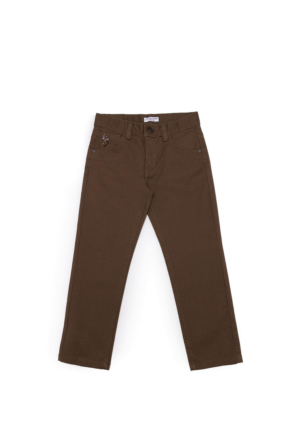 U. S. Polo Assn Брюки кокосового цвета для мальчиков из парусины - U.s. polo assn фото 6