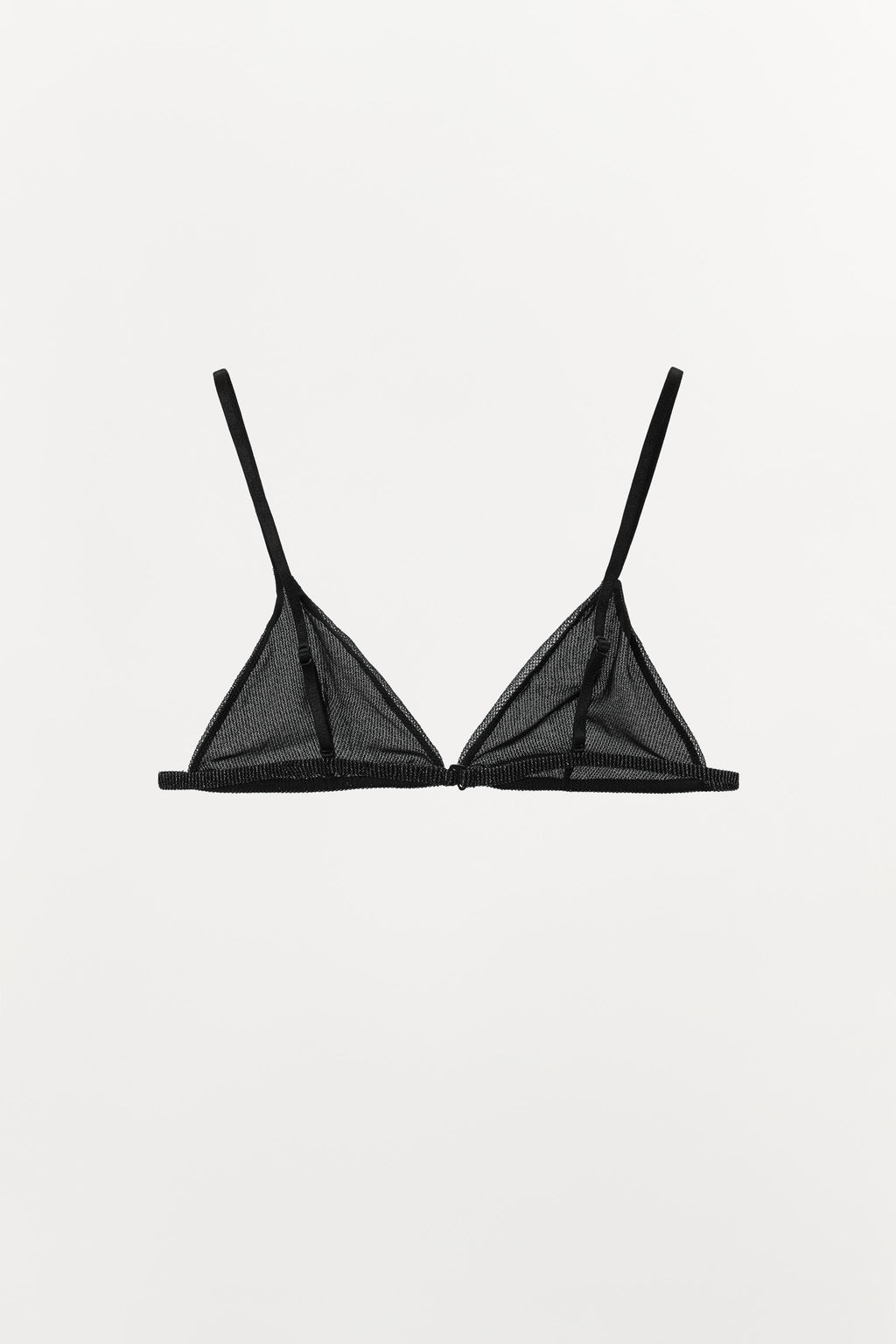 METALLIC THREAD TRIANGLE BRALETTE - Zara фото 5