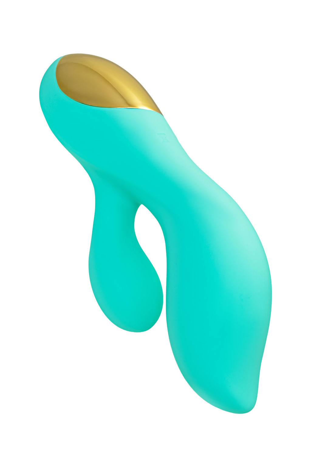 Вибратор с двойной стимуляцией Eromantica Vivian, силикон, мятный, 20 см  фото 6