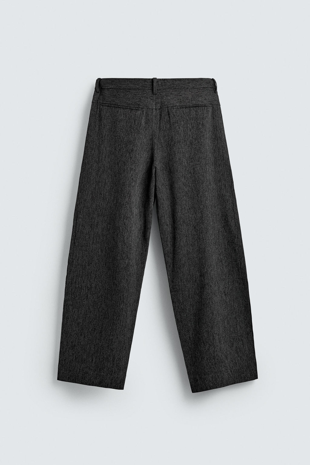 TEXTURED CARROT FIT TROUSERS - Zara фото 7