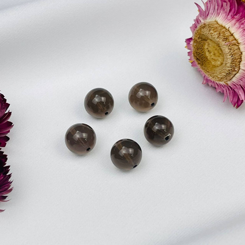 Бусины для украшений из Раухтопаза (5 шт)