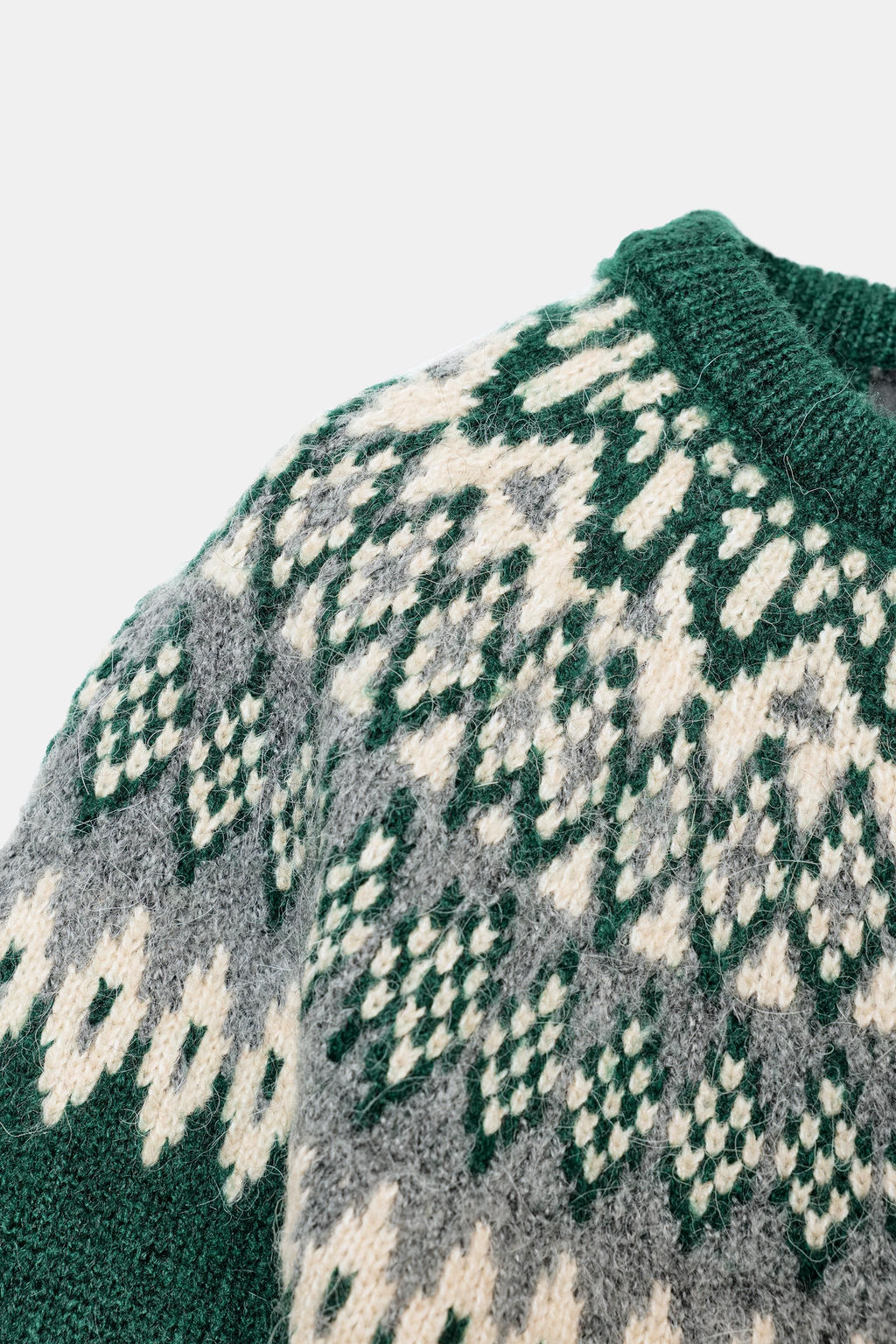 JACQUARD KNIT SHORT SLEEVE CARDIGAN - Zara фото 5