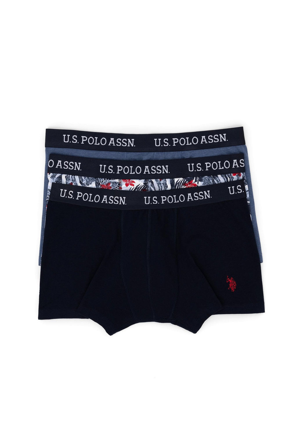 Мужские темно-синие боксеры (3 пары) Неожиданная скидка в корзине - U.s. polo assn фото 2