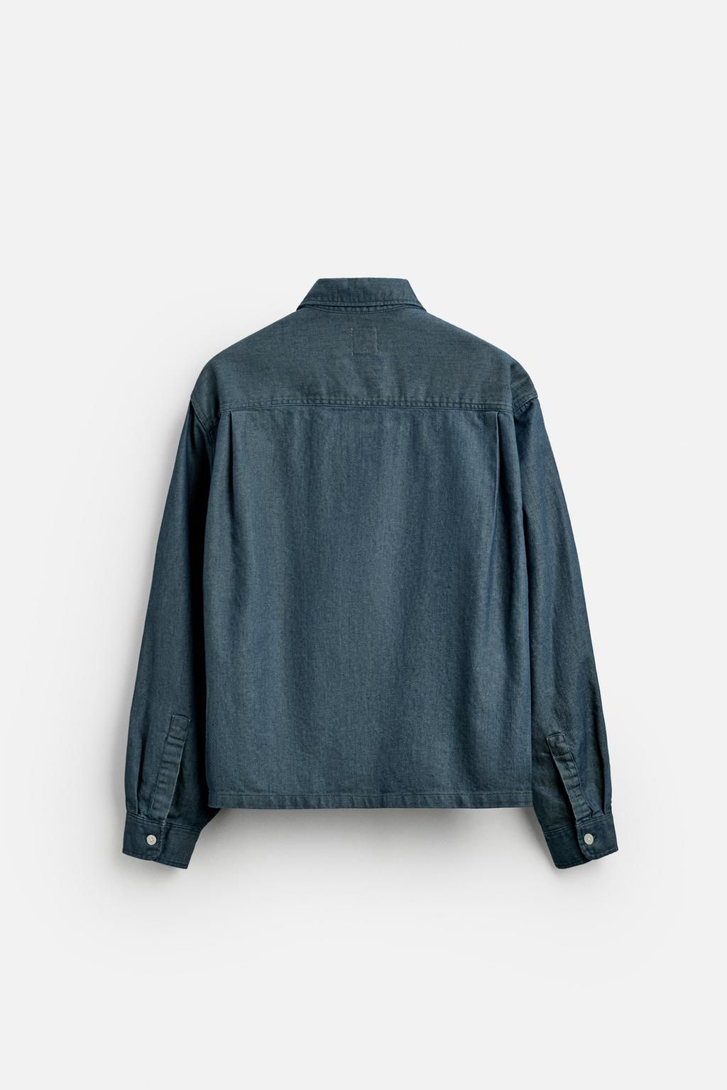 OVERSHIRT WITH POCKETS - Zara фото 7