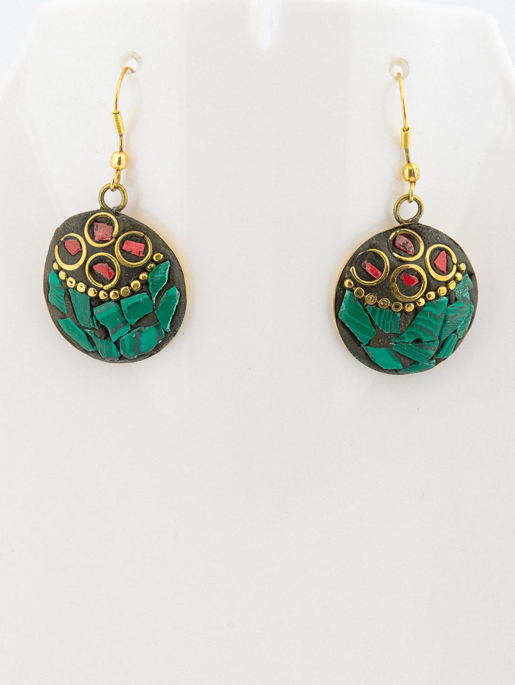 Украшение набор колье+ серьги №0712/8 - Ганг фото 2