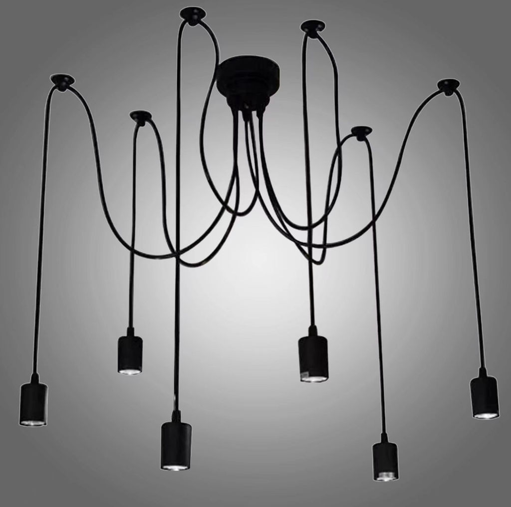 Люстра Лофт FS-000512-6BK