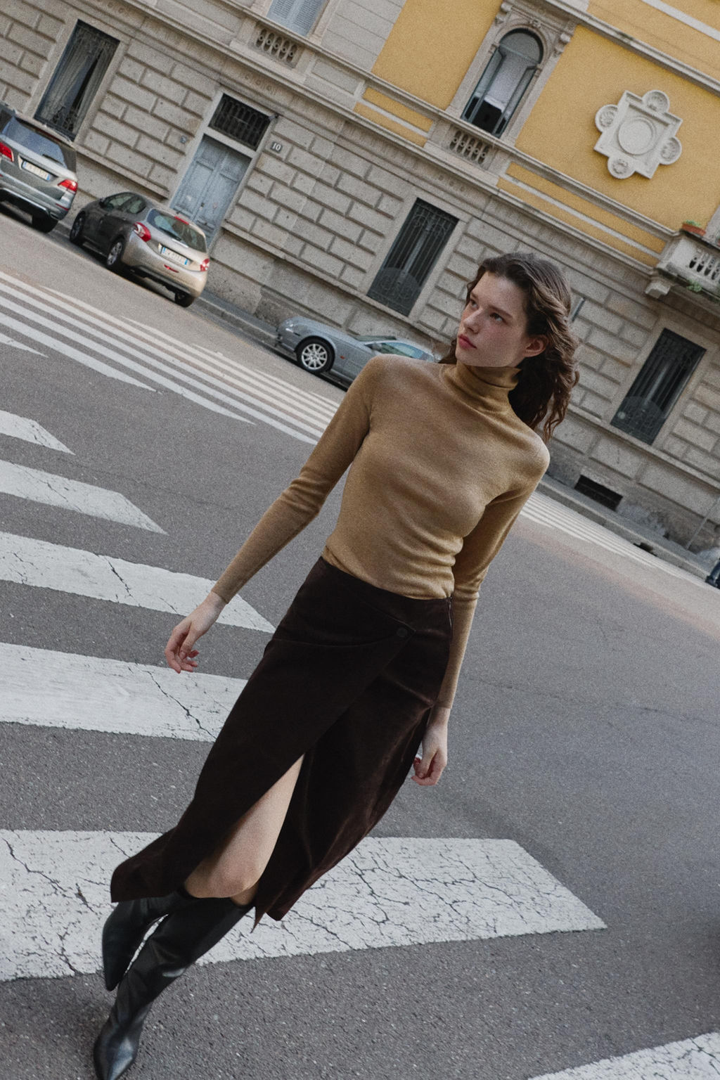 WOOL HIGH NECK SWEATER - Zara фото 4