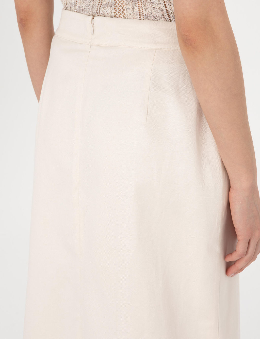 Ekru A Kesim Dokuma Etek - Pierre cardin фото 6