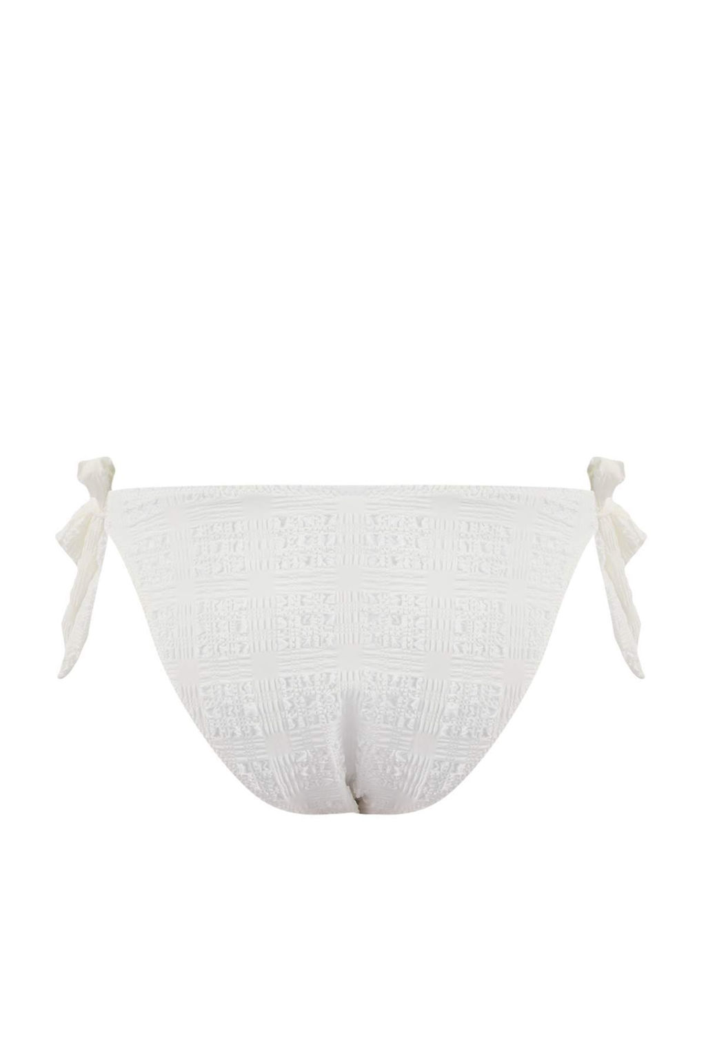 Ekru Potikareli Dokulu F?rf?rl? Regular Normal Bel Bikini Alt? TBESS22BA0074