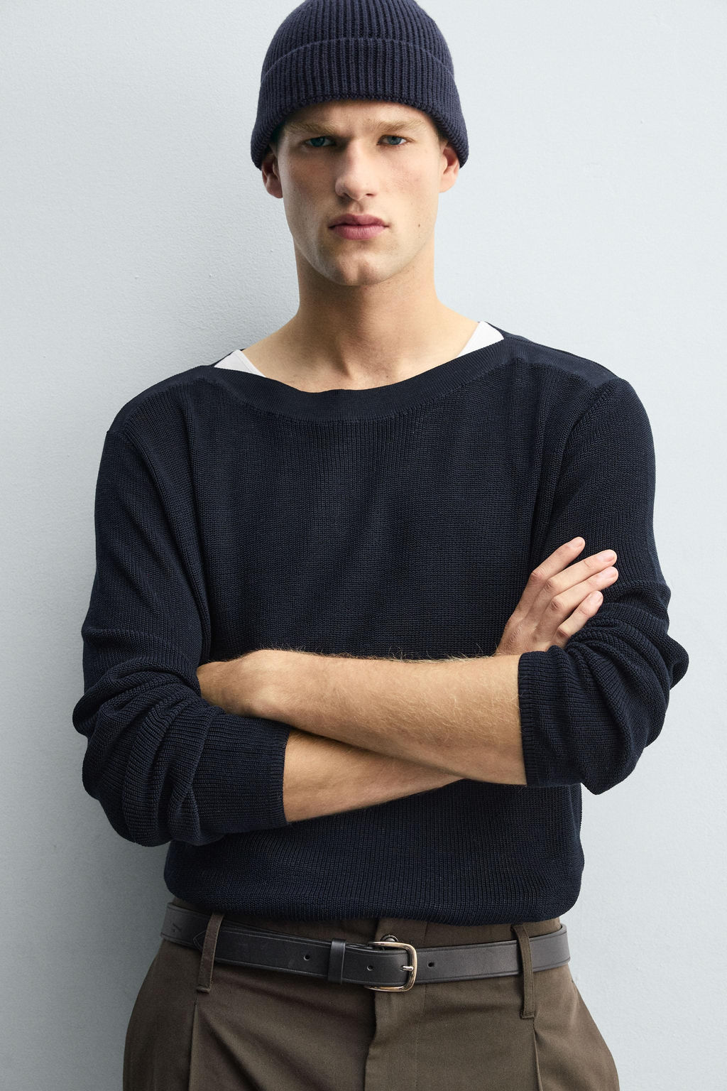 TEXTURED SWEATER WITH MERCERISED FINISH - Zara фото 5