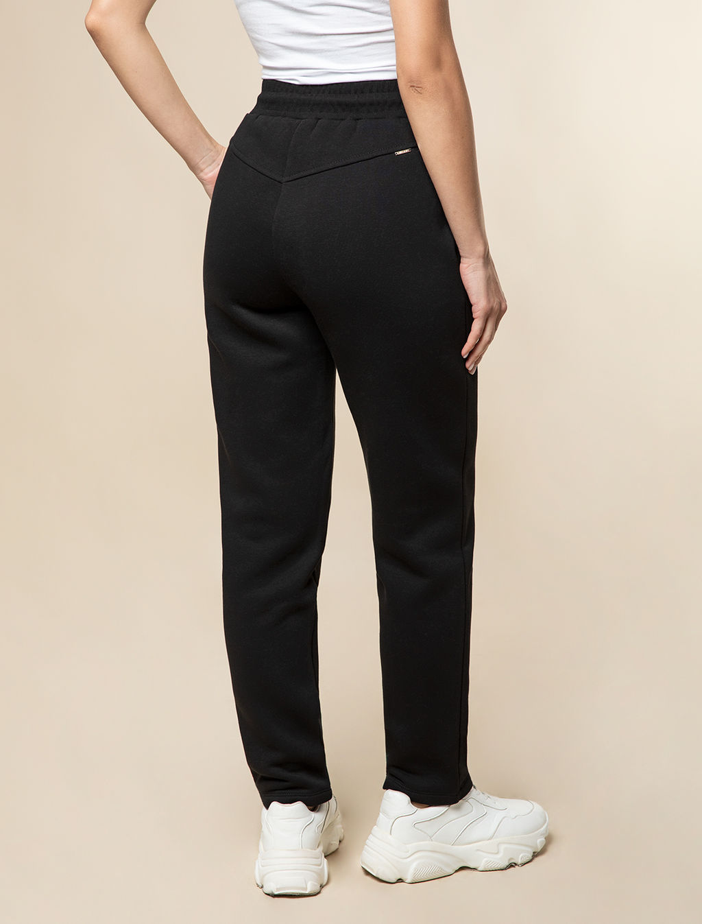 VILATTE / Теплые брюки из футера-трехнитки  фото 3