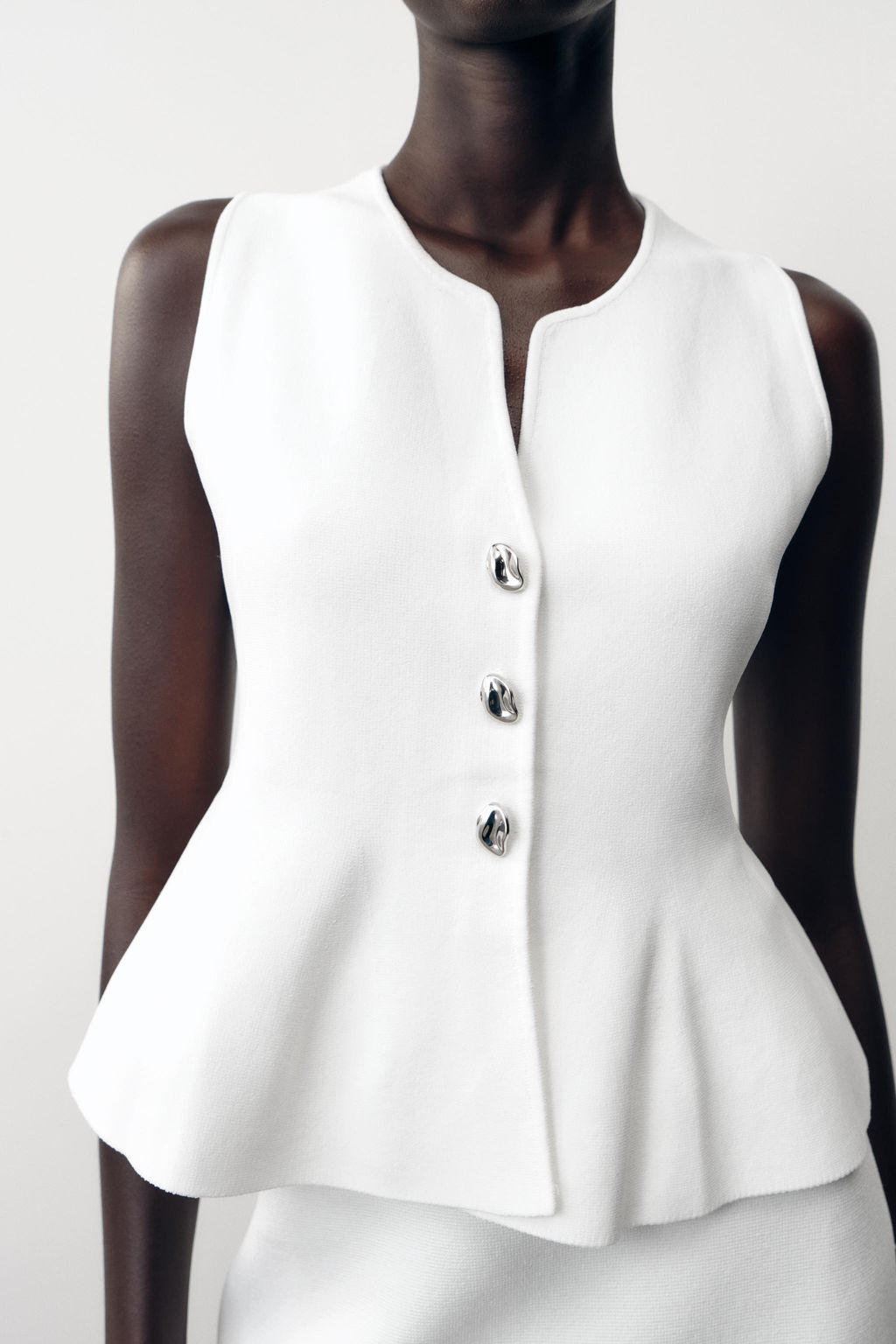 PEPLUM KNIT TOP - Zara фото 26