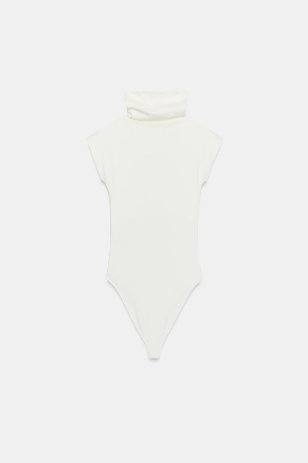 COTTON HIGH-NECK BODYSUIT - Zara фото 5