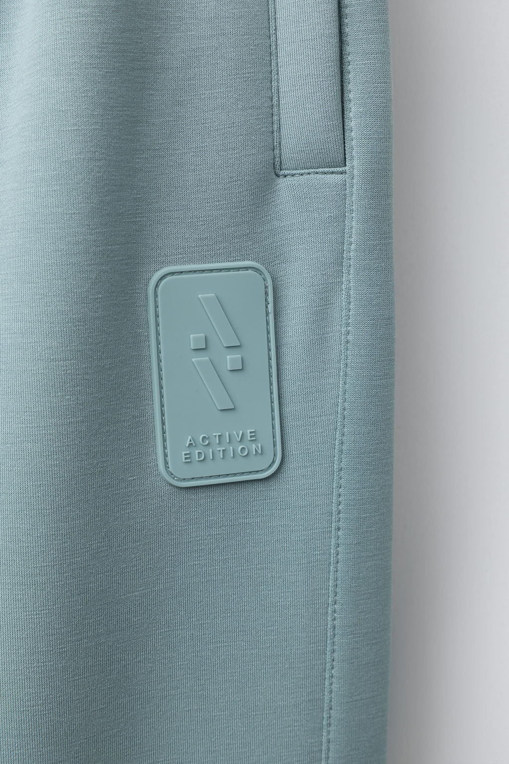 PANTAL?N JOGGER SPORTY ETIQUETA ENGOMADA / Azul / Gris - Zara фото 7