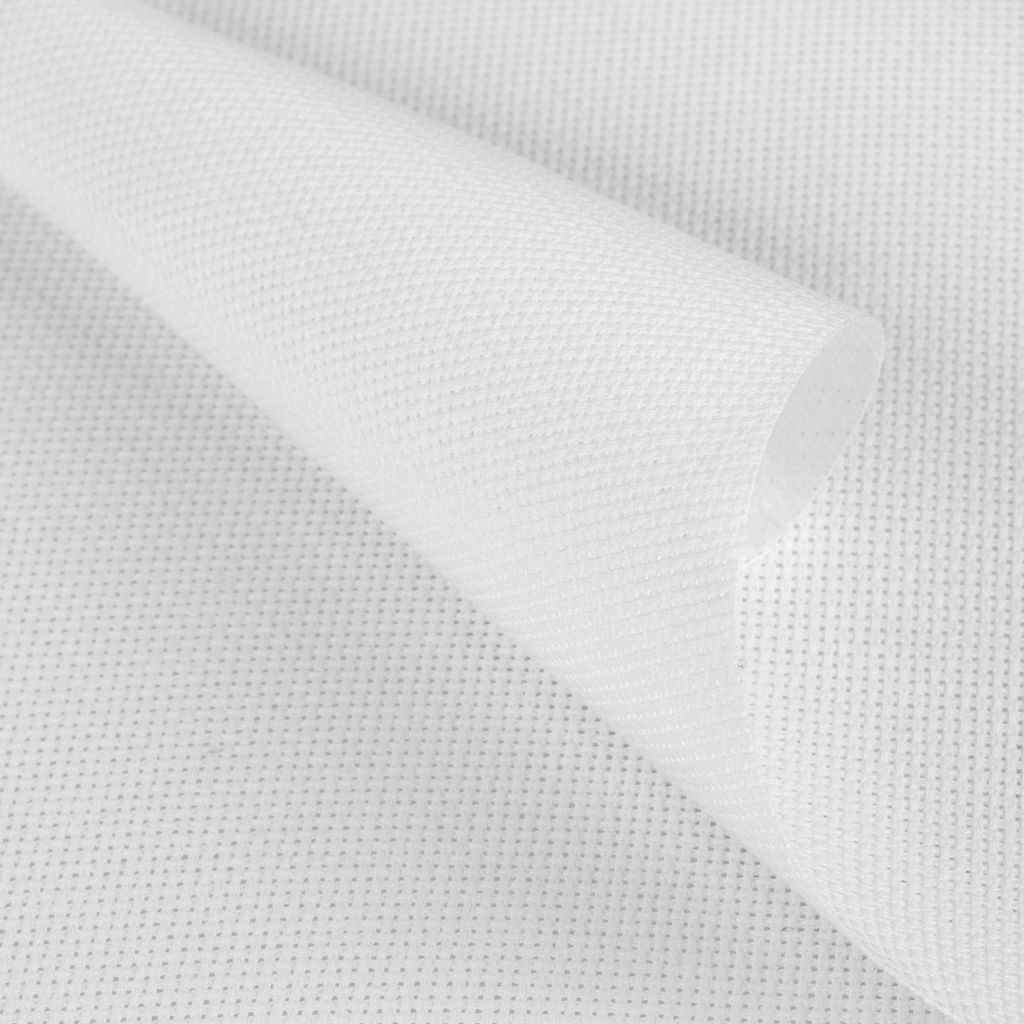 Канва K18 Gamma Aida №18 ФАСОВКА 100% хлопок 150 x 100 см  2 см белый