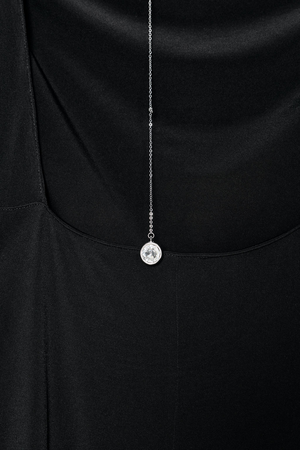 MIDI DRESS WITH DRAPED DETAIL AND JEWEL BACK - Zara фото 7