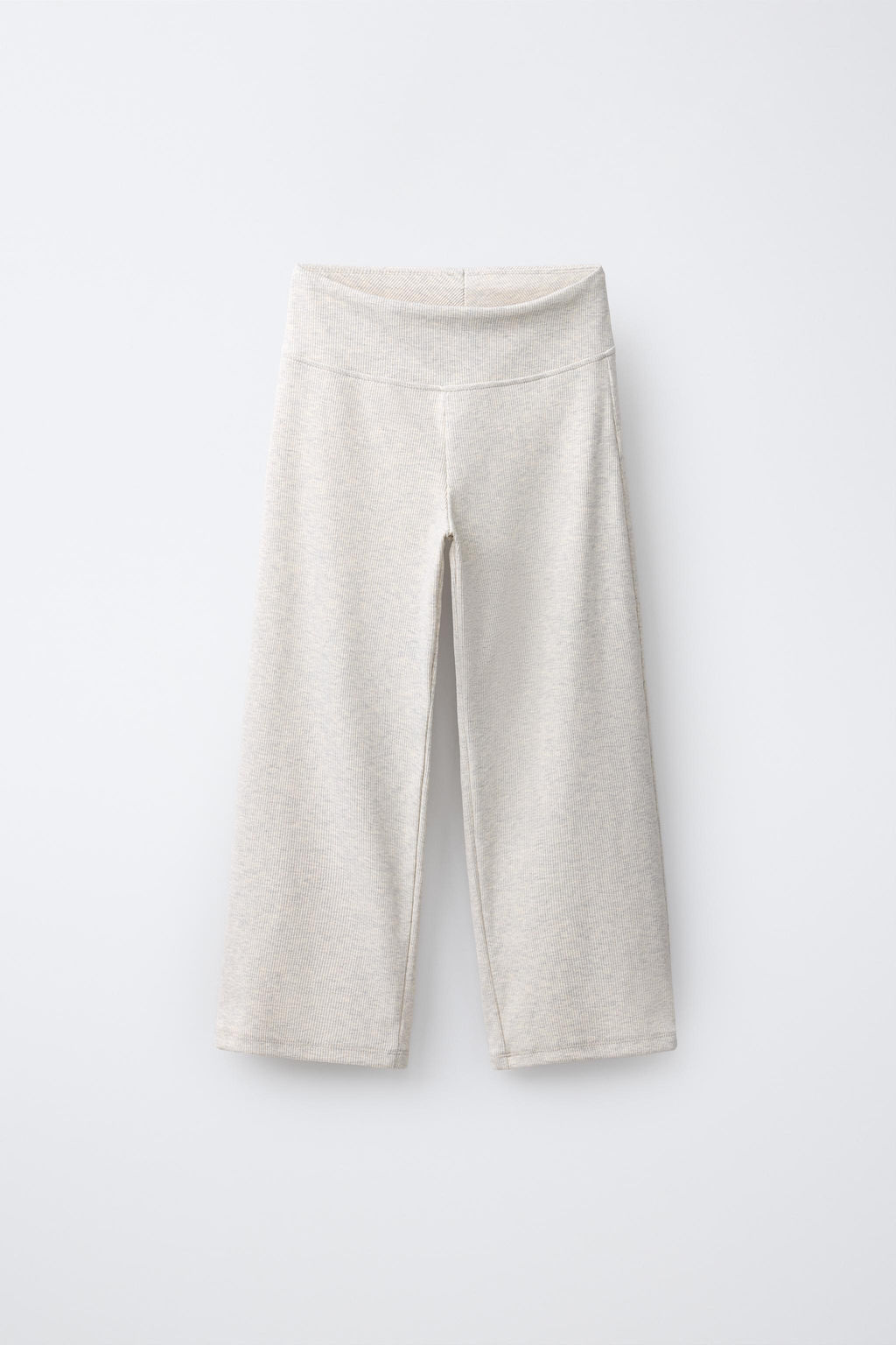 CONJUNTO RIB TOP Y PANTALON STRAIGHT / Gris vigor? - Zara фото 7