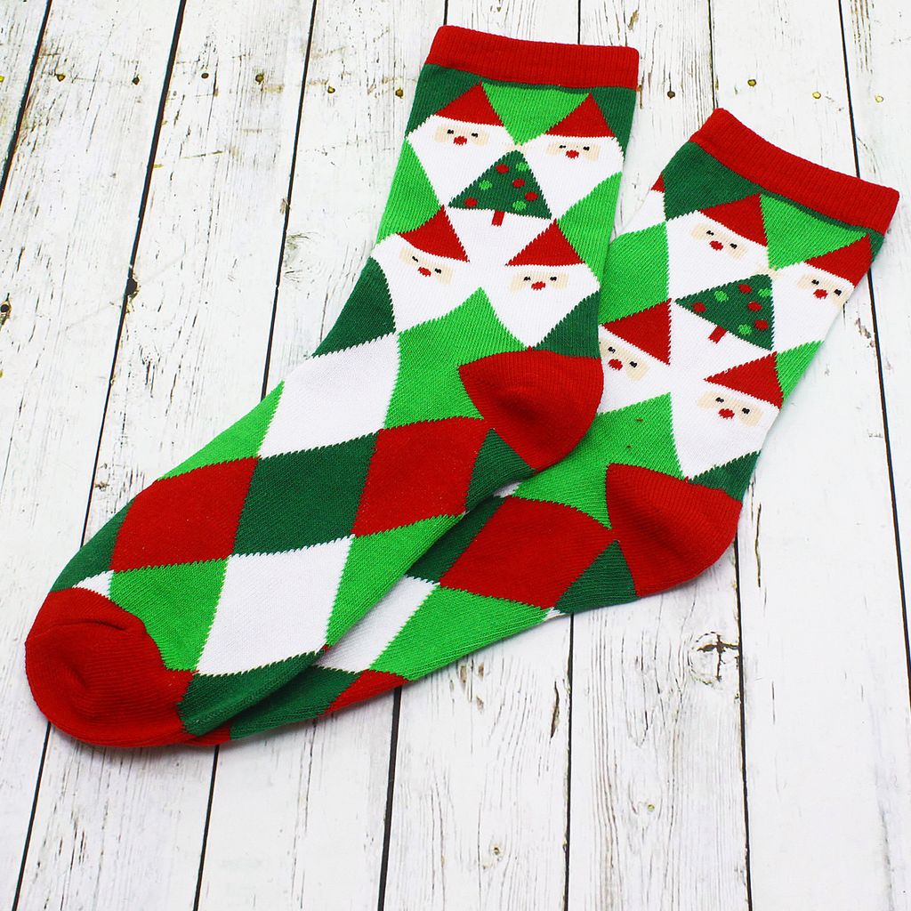 Носки НГ р.35-40 Новогоднее настроение Ромбики - Krumpy фото 5