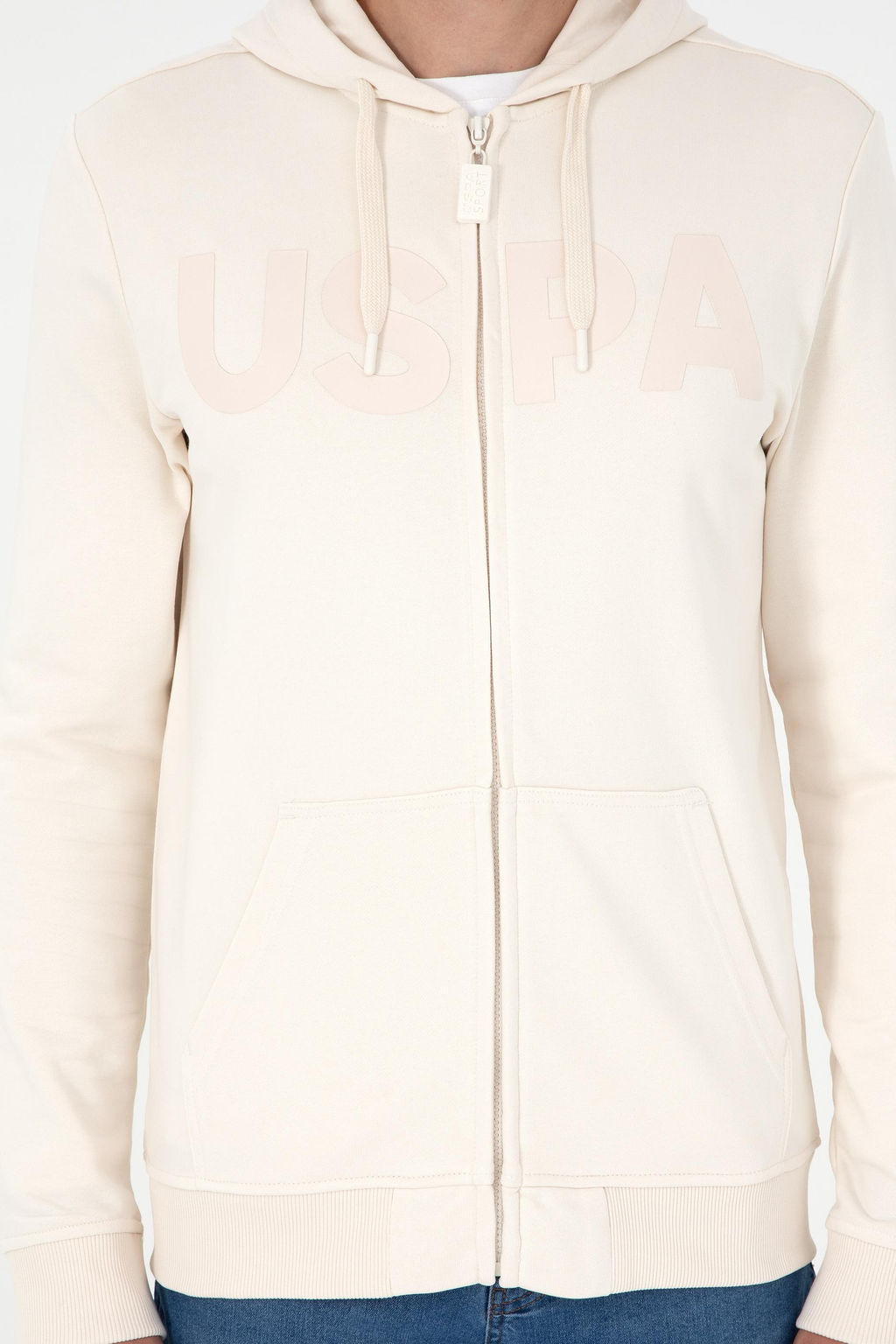 Мужской кремовый свитшот - U.s. polo assn фото 6