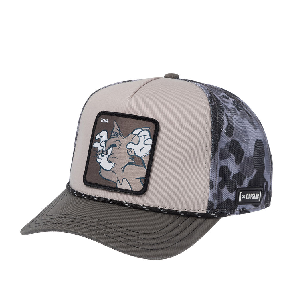 Бейсболка CAPSLAB арт. CL/TAJ6/1/PCT/TOM3 Tom and Jerry Tom (светло-серый / серый)