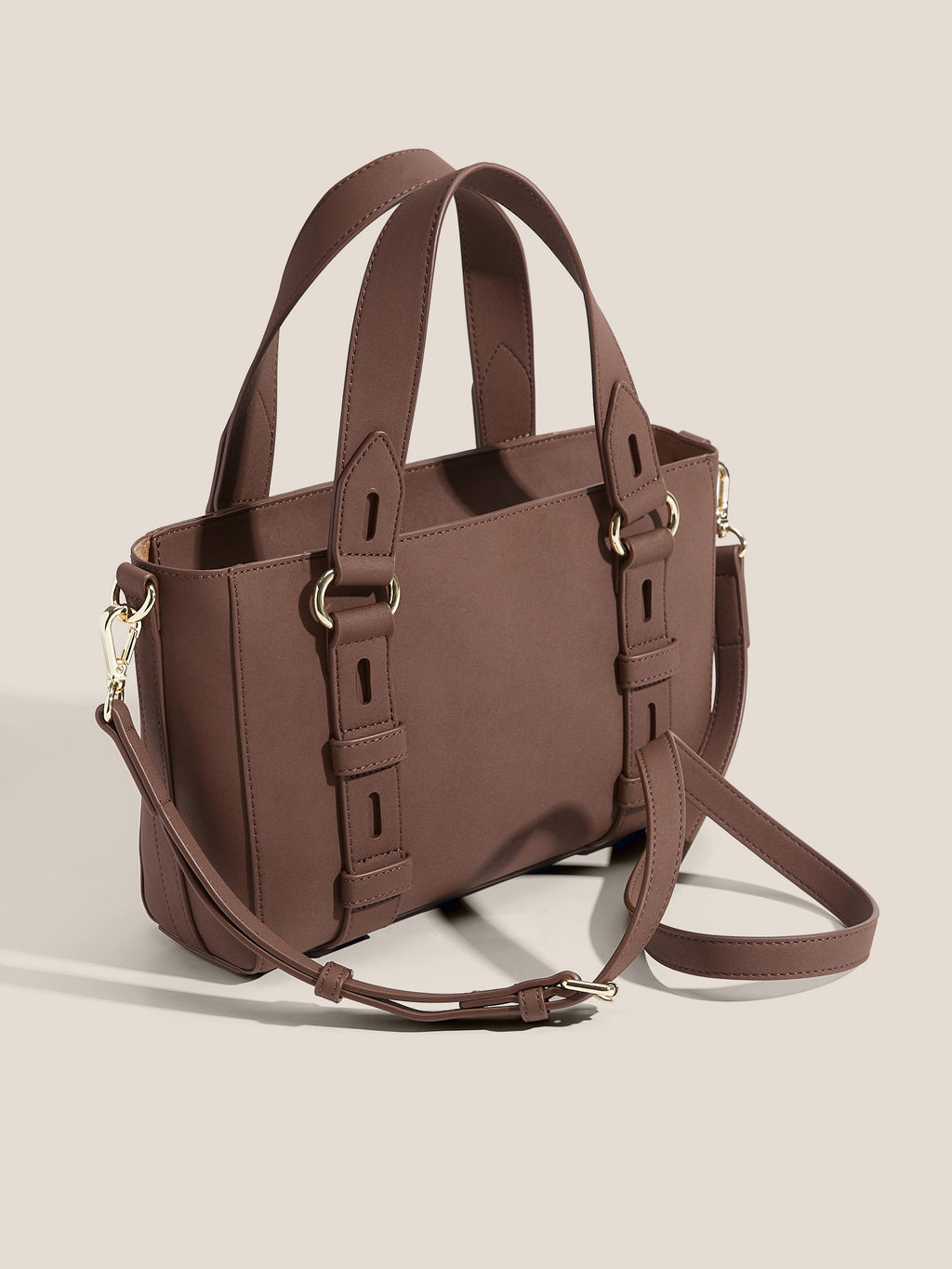 Женский тоут LOVE MOSCHINO BUCKLED UP Артикул 4561235, темно-коричневый  фото 3