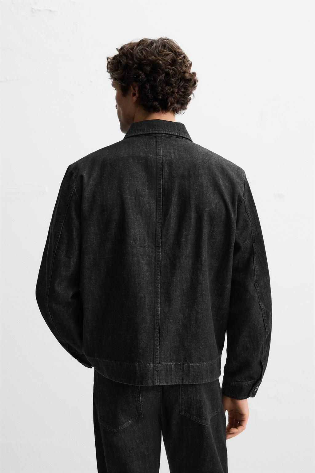 SELVEDGE DENIM OVERSHIRT - Zara фото 3