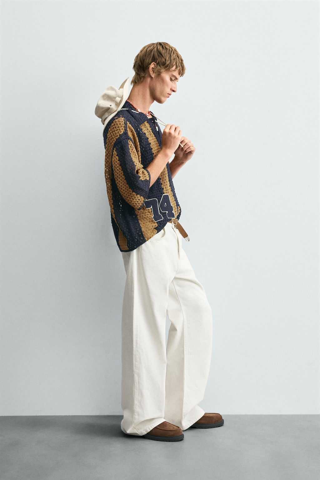 CROCHET PATCH SHIRT - Zara фото 13