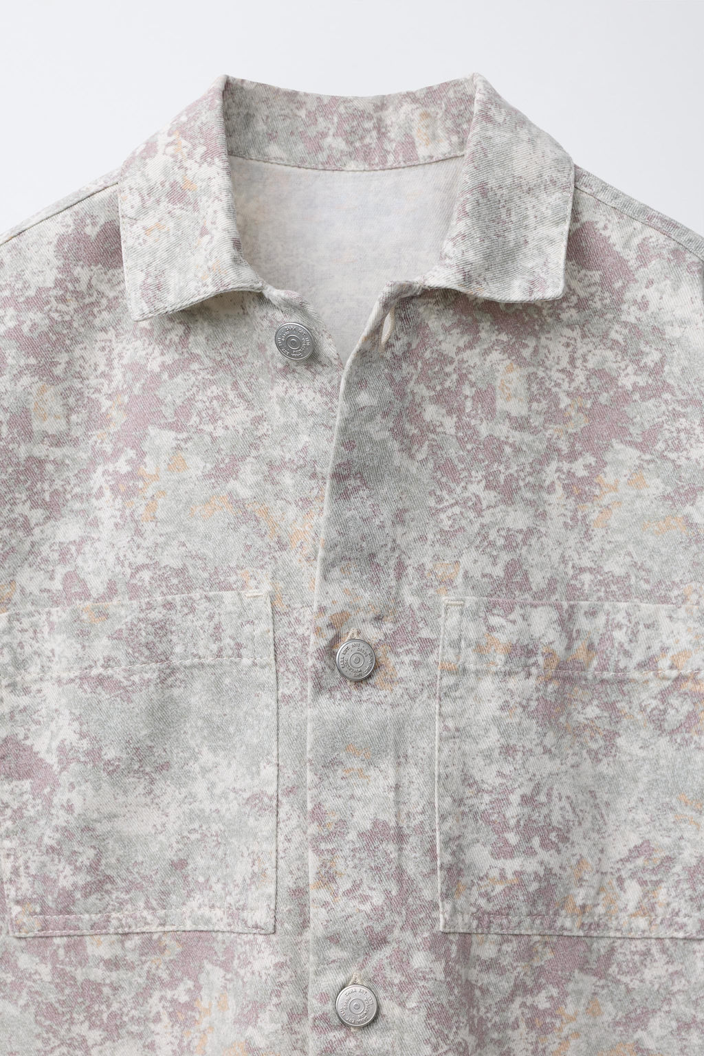 CAMISA SARGA ESTAMPADA / Crudo - Zara фото 5