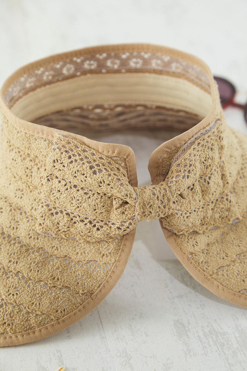 Bej Fiyonklu Plaj Sapka TBESS25SP00002 - Trendyolmilla фото 4