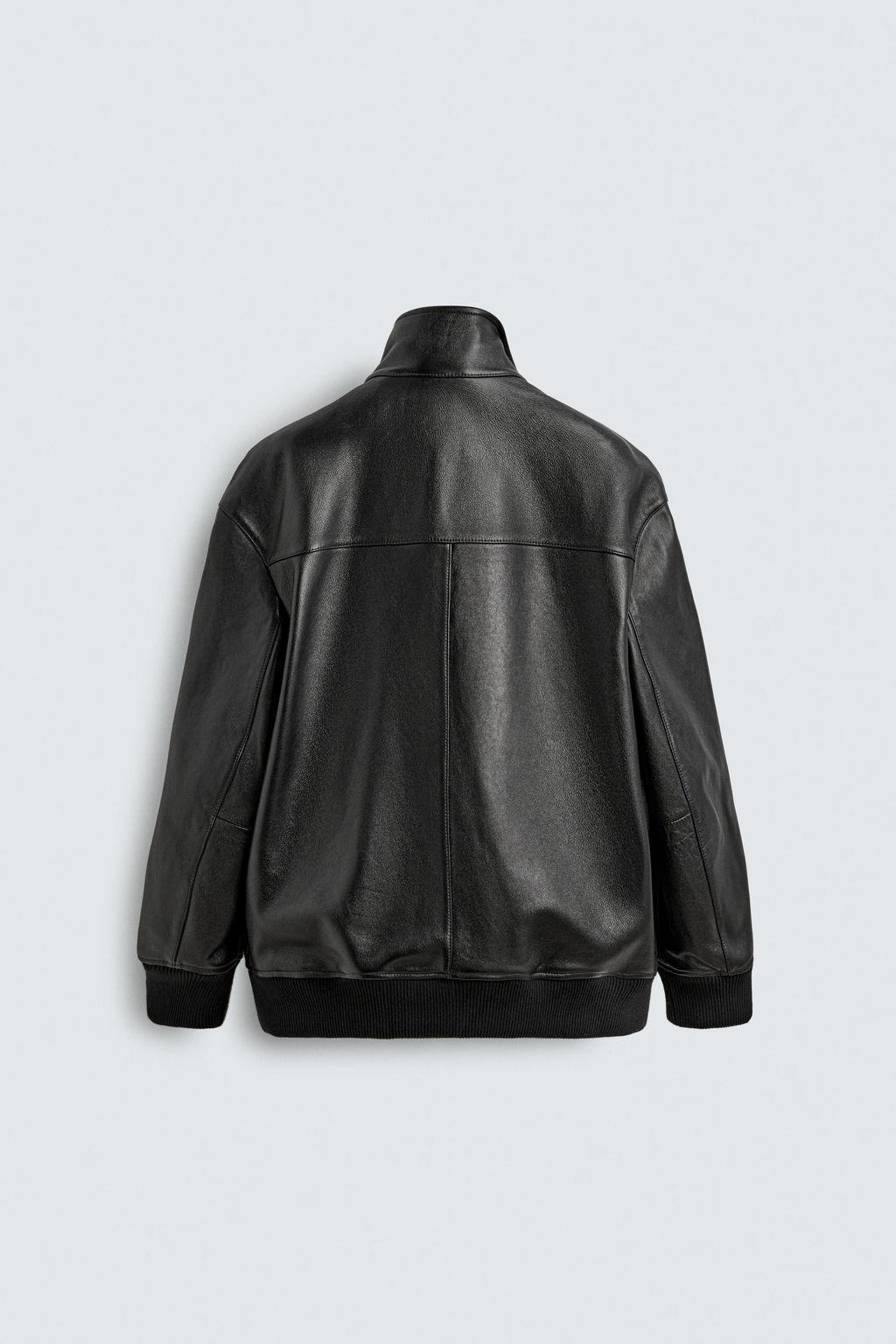 RELAXED FIT LEATHER JACKET ORIGINS - Zara фото 8