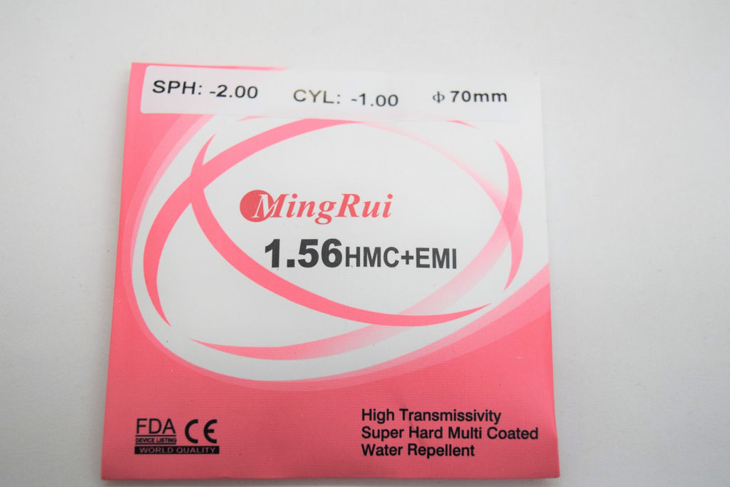 Линзы MINGRUI Ф70 индекс 1.56 SPH -3,00 CYL -1,00