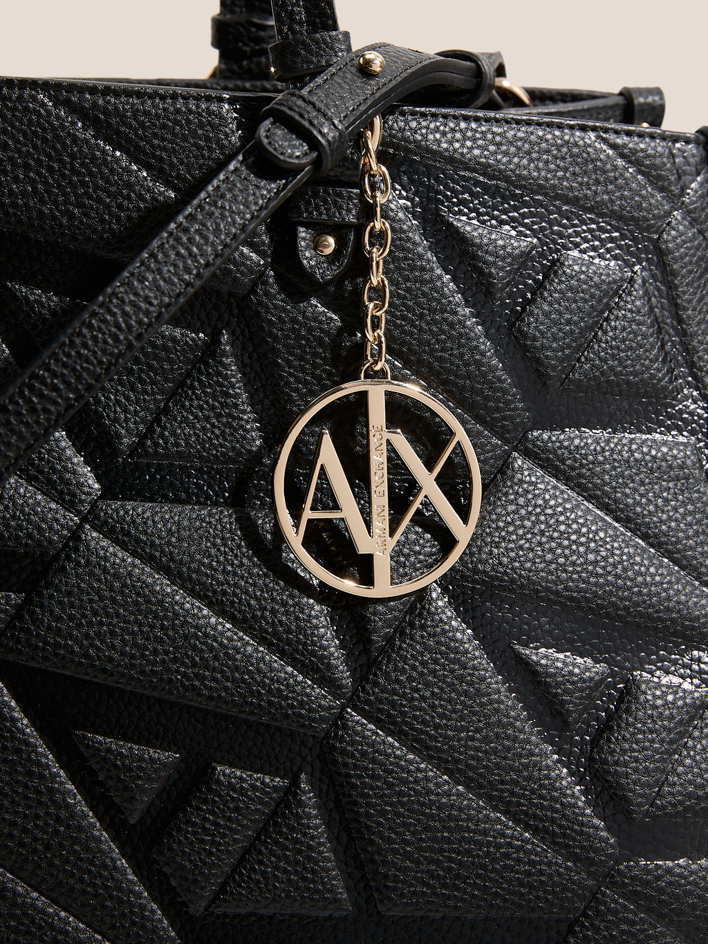Женский тоут ARMANI EXCHANGE GYNGER Артикул 4368402, черный  фото 2