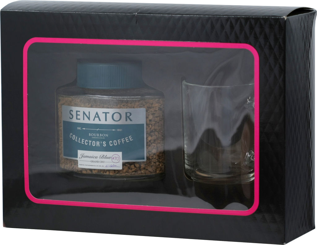 SENATOR. Набор кофе Jamaica Blue и кружка 90 гр. карт.упаковка