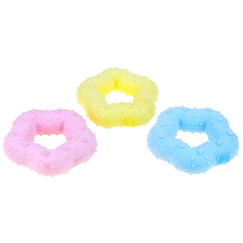 Игрушка для собаки Звездочка д7х2,5см, полипропилен, цвета микс, нак картоне (Китай) - Pet toys фото 2