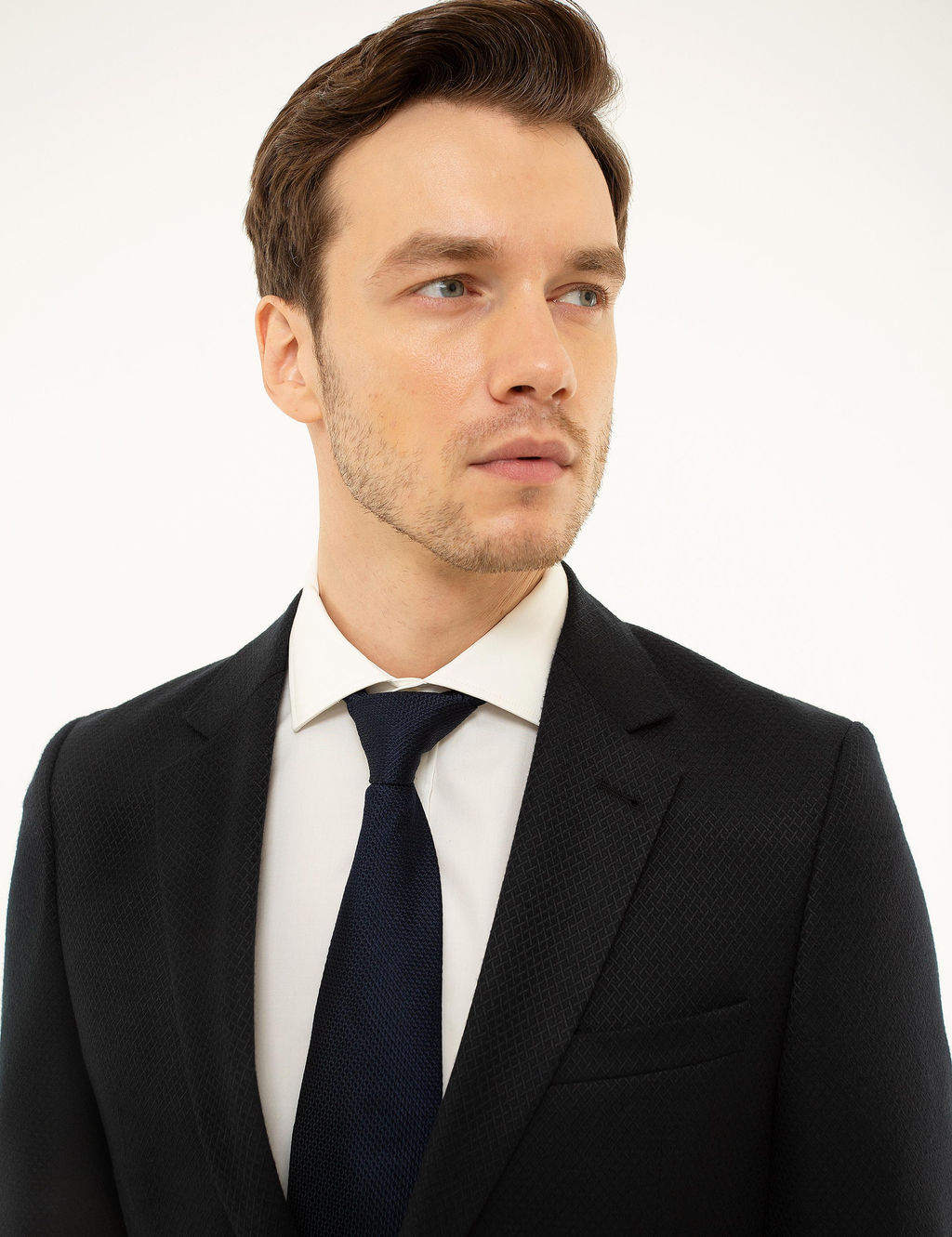 Темно-синяя приталенная куртка - Cacharel фото 8