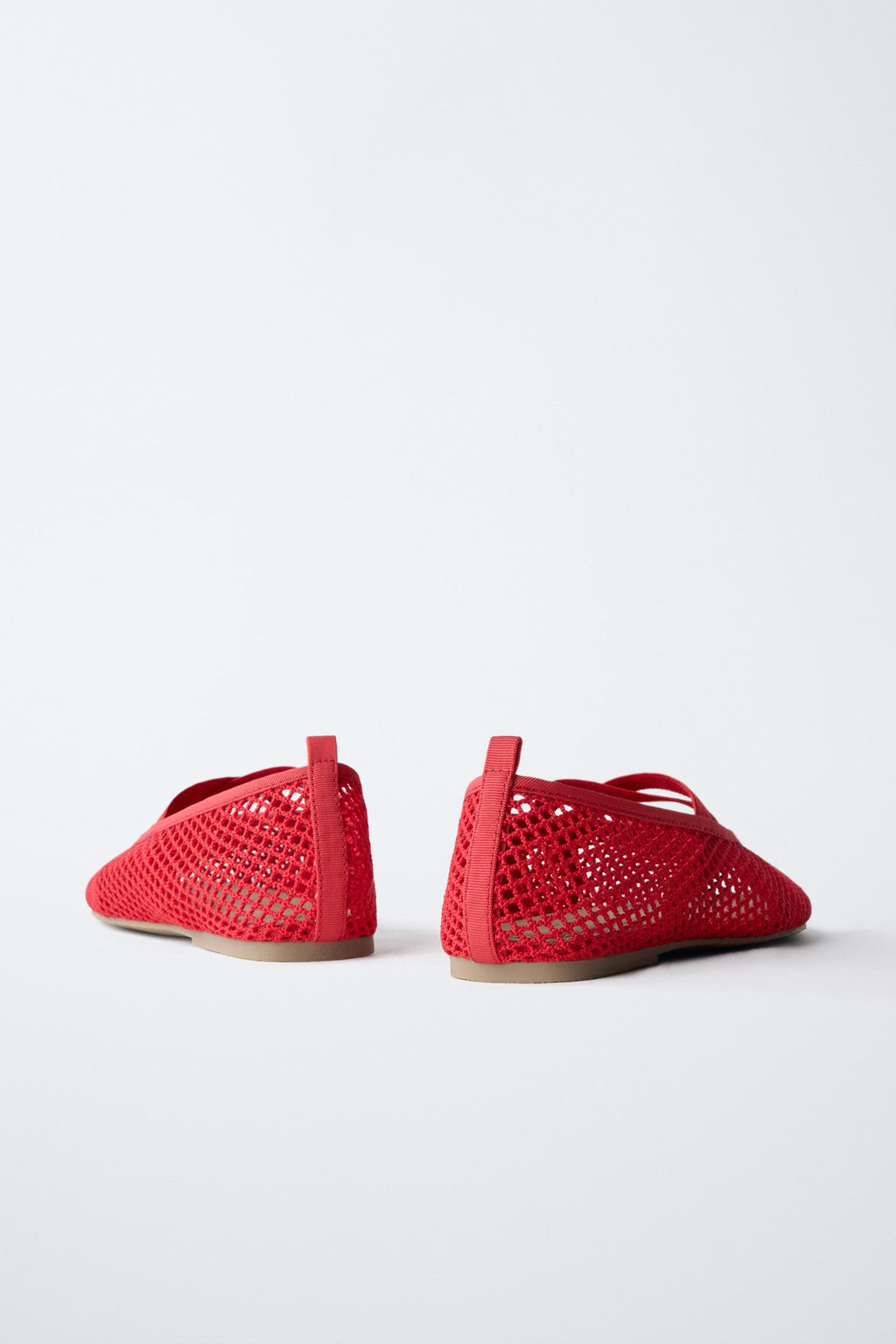 MESH BALLET FLATS - Zara фото 5