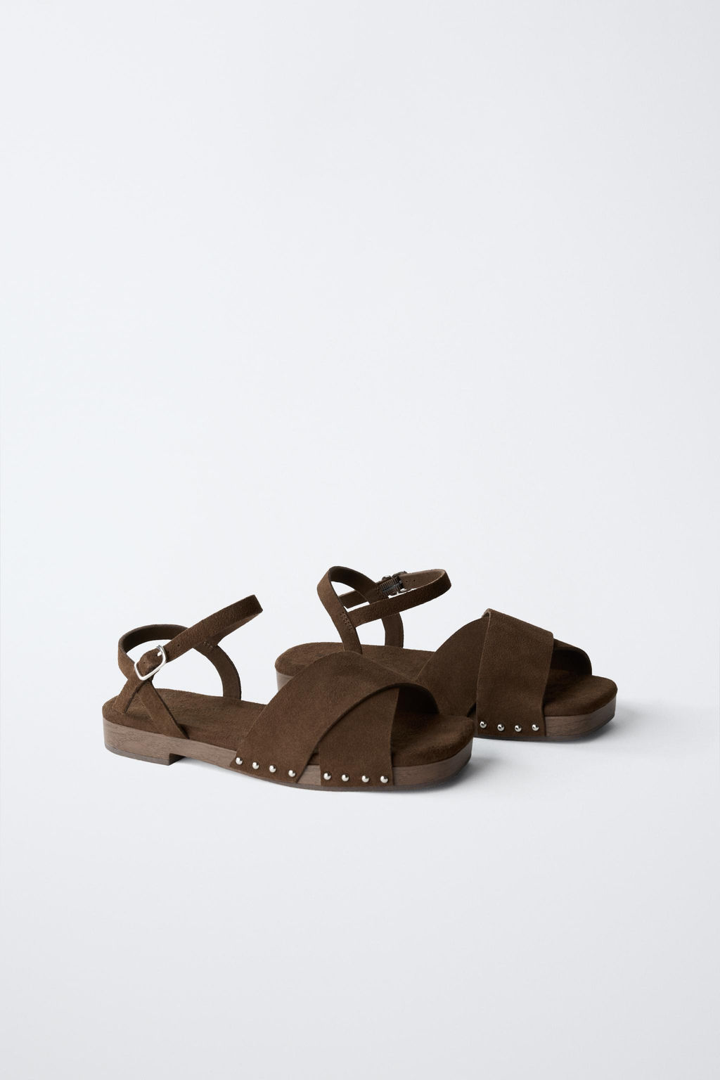 LEATHER CLOGS WITH THIN SOLE - Zara фото 2