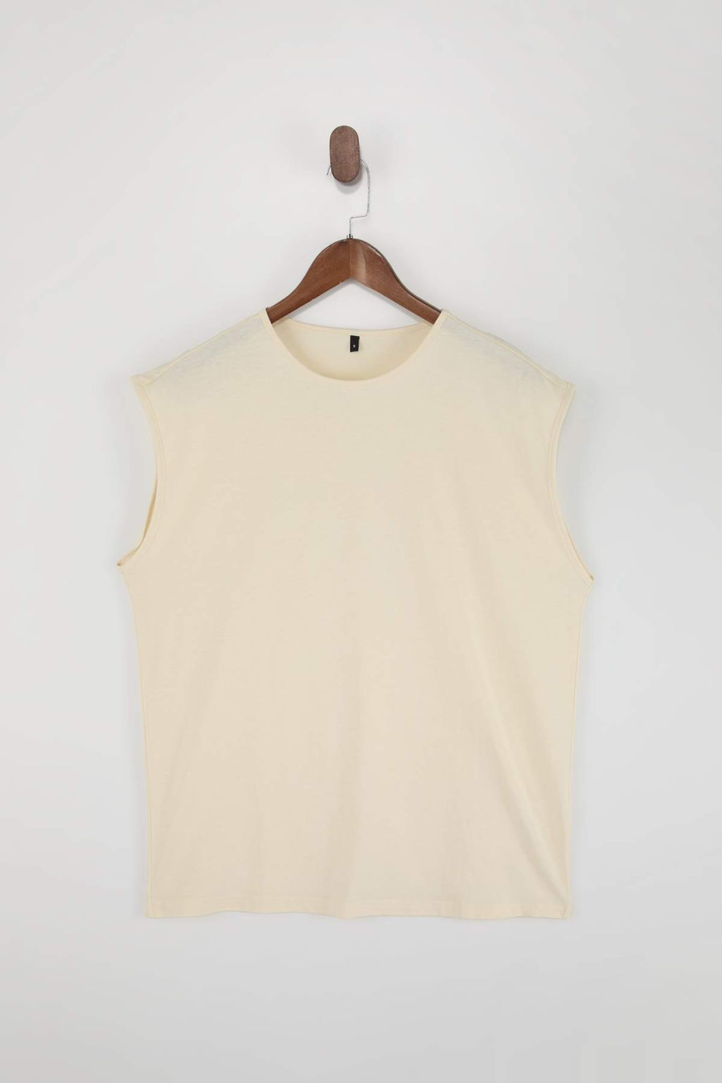 TRENDYOL MAN Basic Lacivert-Gri 2li Paket Oversize/Genis Kesim Pamuklu Kolsuz T-Shirt/Atlet TMNSS22AL0070 - Trendyolmilla фото 16