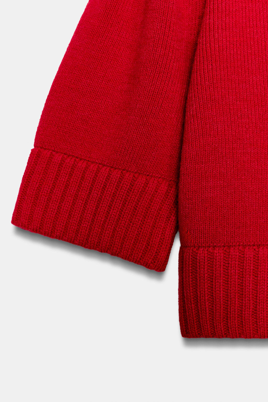 PLAIN KNIT SHORT SLEEVE JUMPER - Zara фото 14