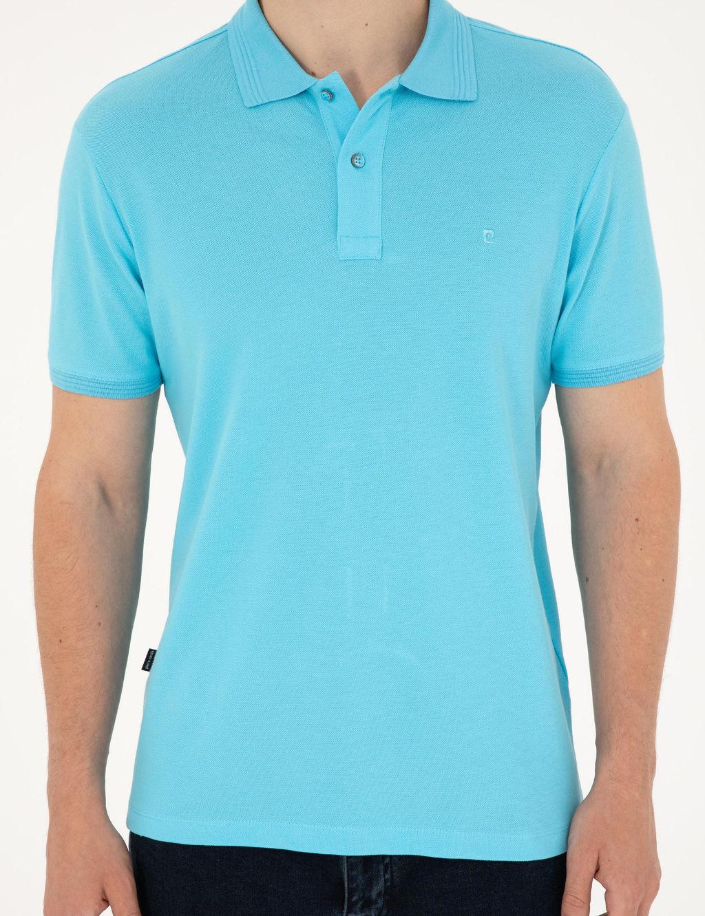 Turkuaz Slim Fit Basic Ti__rt - Pierre cardin фото 13