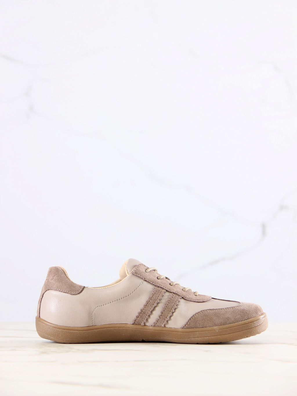 Босоногие кеды 184.natabr.Визон+капучино замша