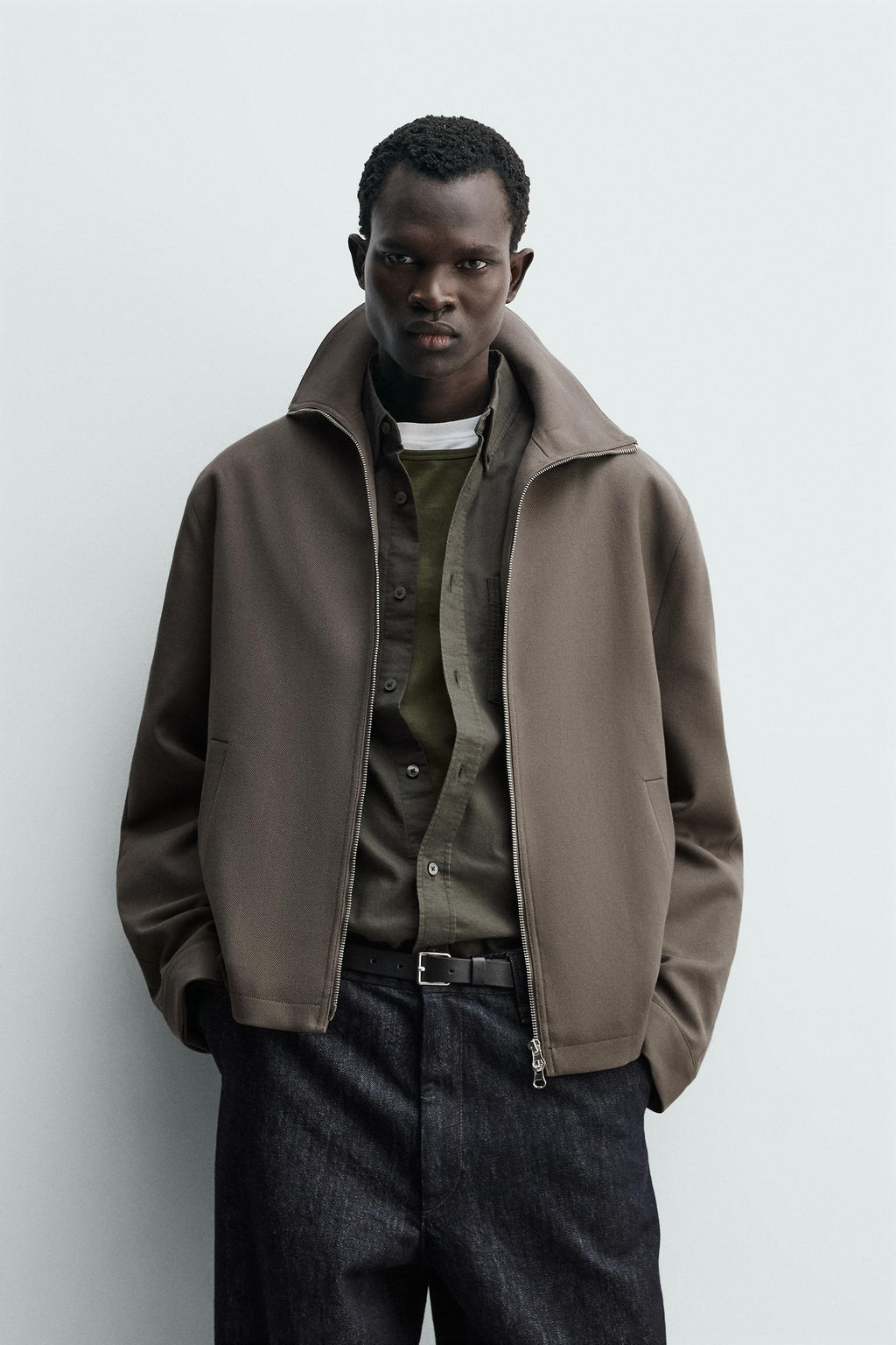 TWILL TEXTURED OVERSHIRT - Zara фото 10