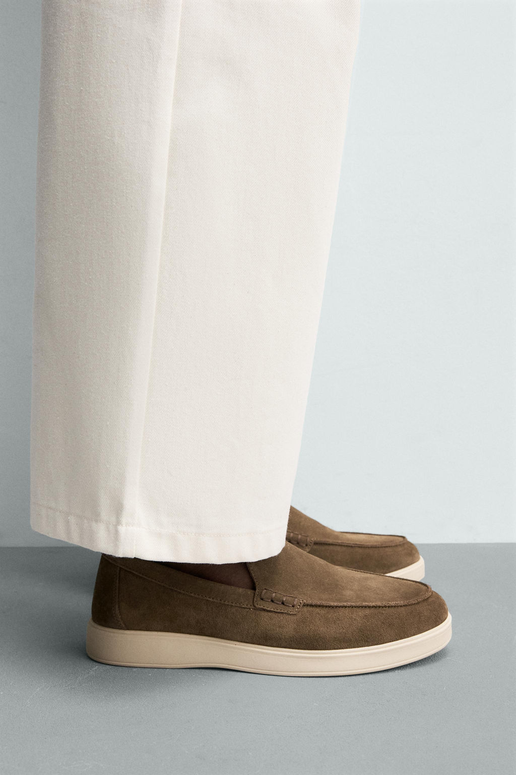MOCAS?N PIEL CASUAL / Marr?n - Zara фото 5