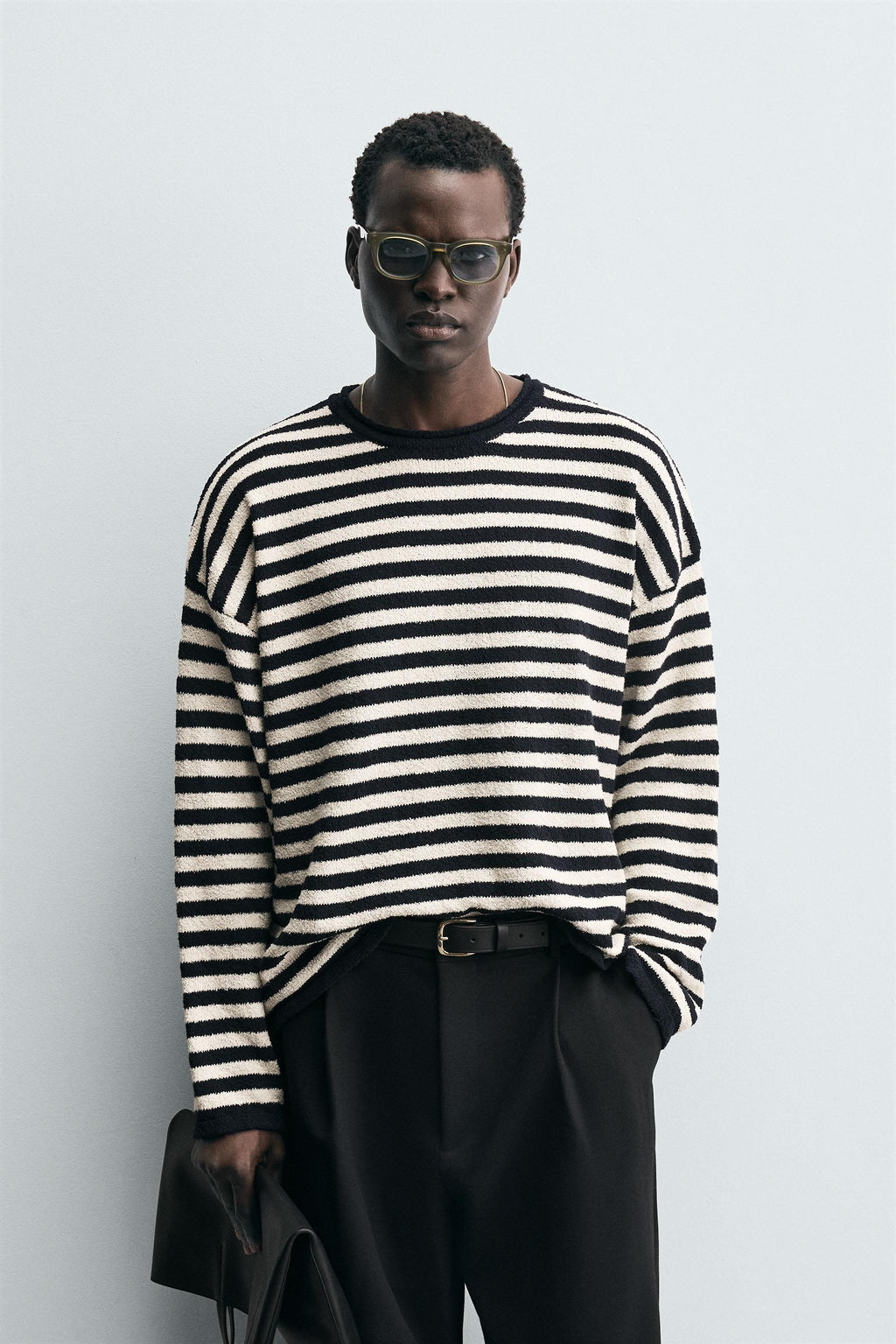 LIGHTWEIGHT STRIPED SWEATER - Zara фото 2