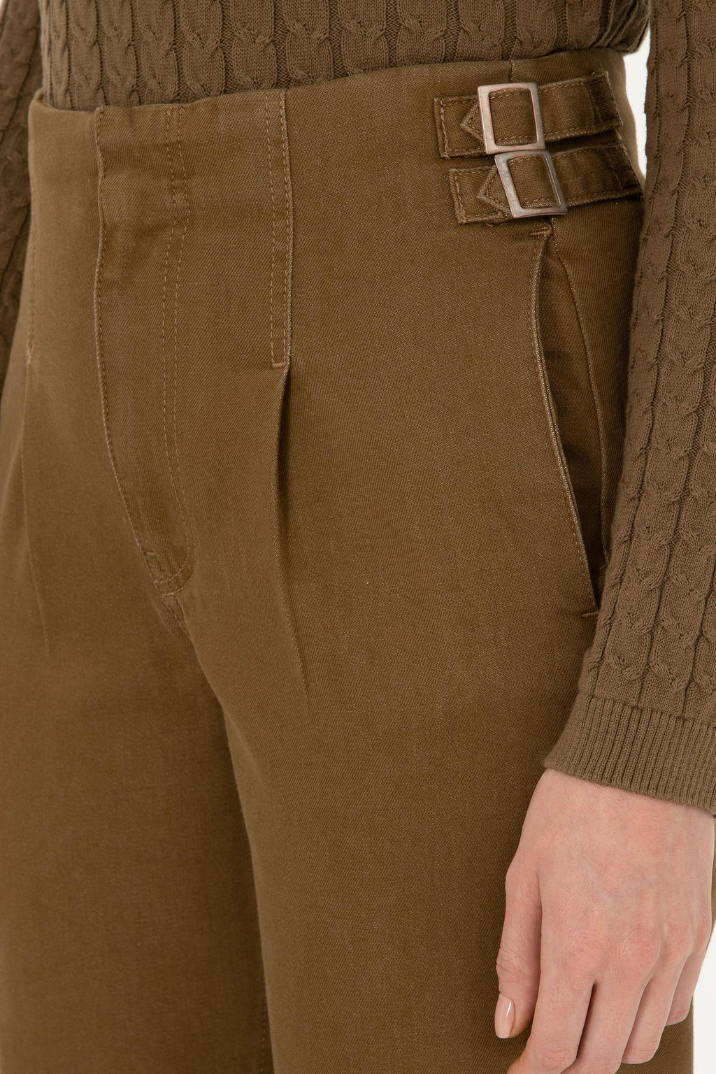 Женские джинсовые брюки светло-коричневого цвета Неожиданная скидка в корзине - U.s. polo assn фото 5