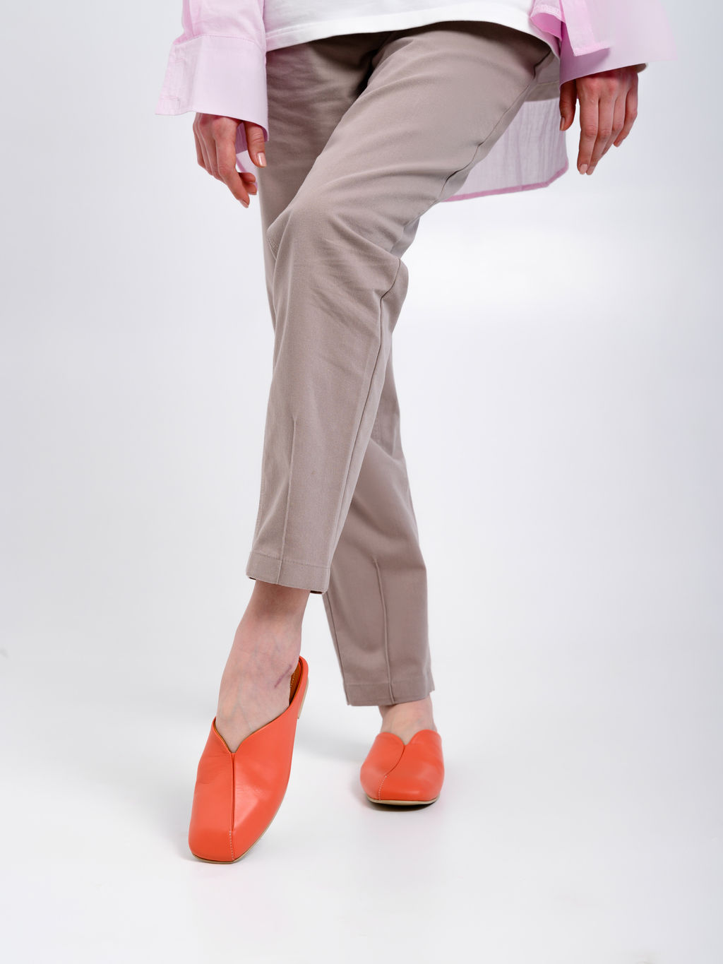 Мюли 1007.тунит205be.Коралл